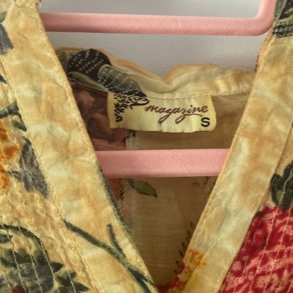 Yellow Flowery Top - Picture 2 of 5